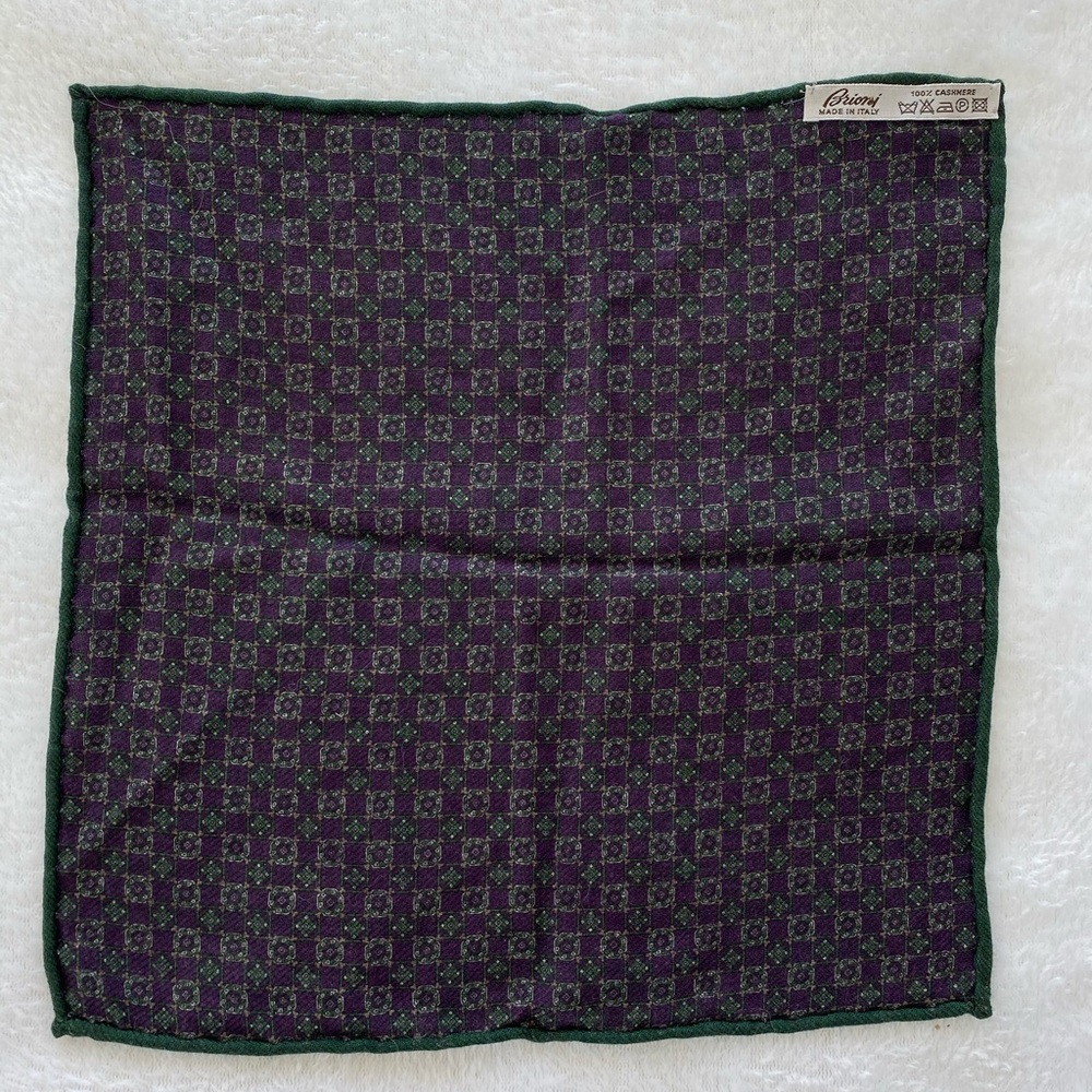 Brioni Italian Pocket Square/Scarf/Handkerchief